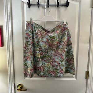 J.Jill Floral Mini Skirt